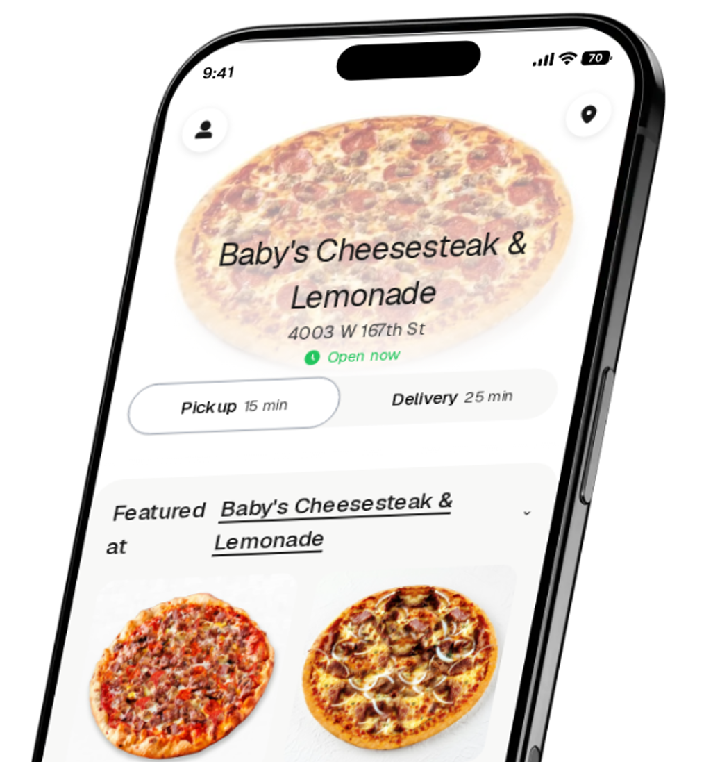 Baby's Cheesesteak & Lemonade app preview