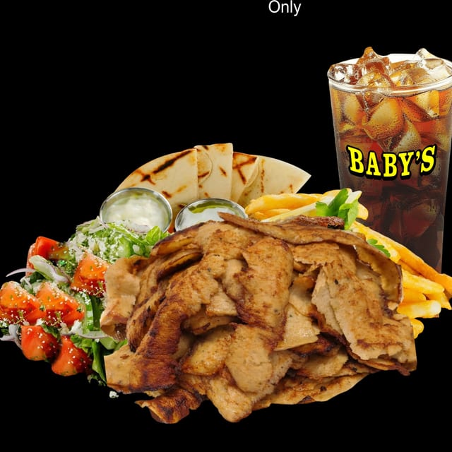 Chicken Gyro Platter.