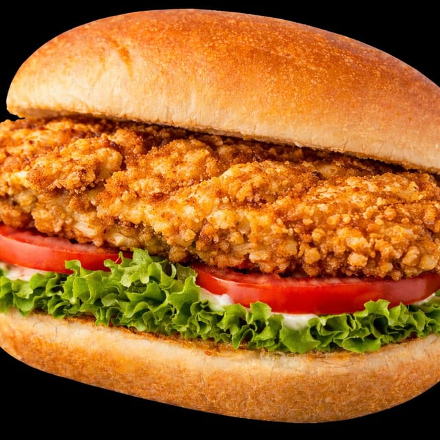 Breaded Chicken Sandwich.
