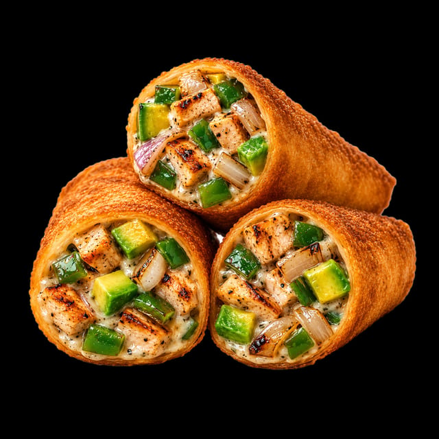 Chicken Avocado Rolls.