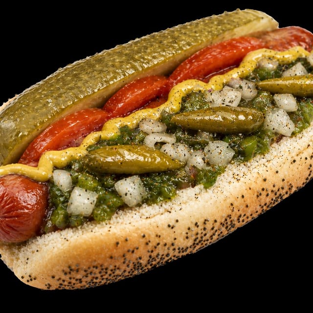 Chicago Style Hot Dog.