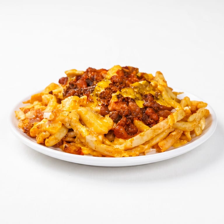 Delicious cheese fries