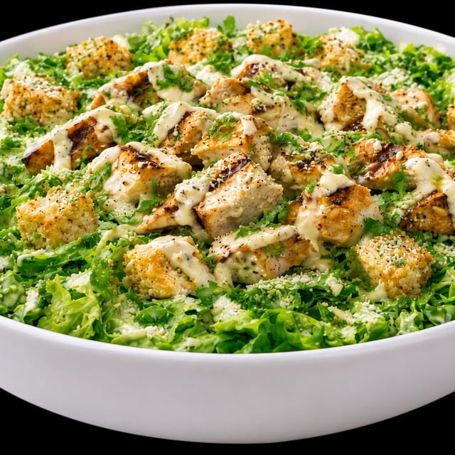 Chicken Caesar Salad.