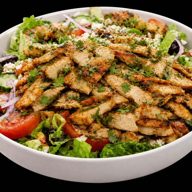 Mediterranean Gyro Salad.