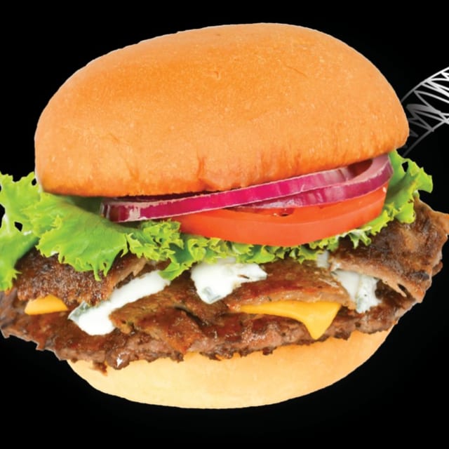 Chicken Gyros Burger.