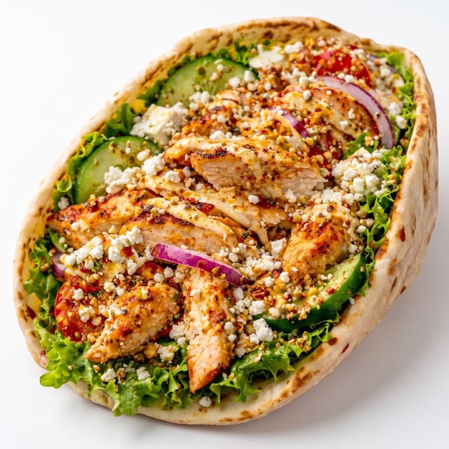 Mediterranean Chicken Pita.