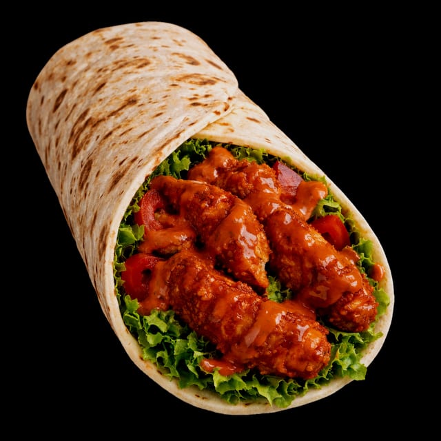 Nashville Chicken Wrap.